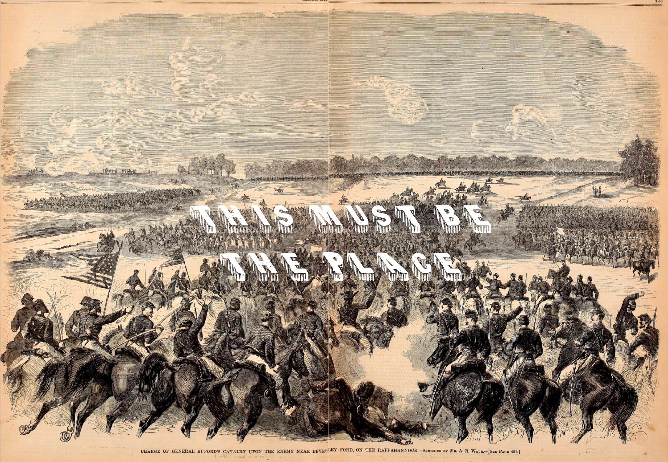 Cavalry beneath captions