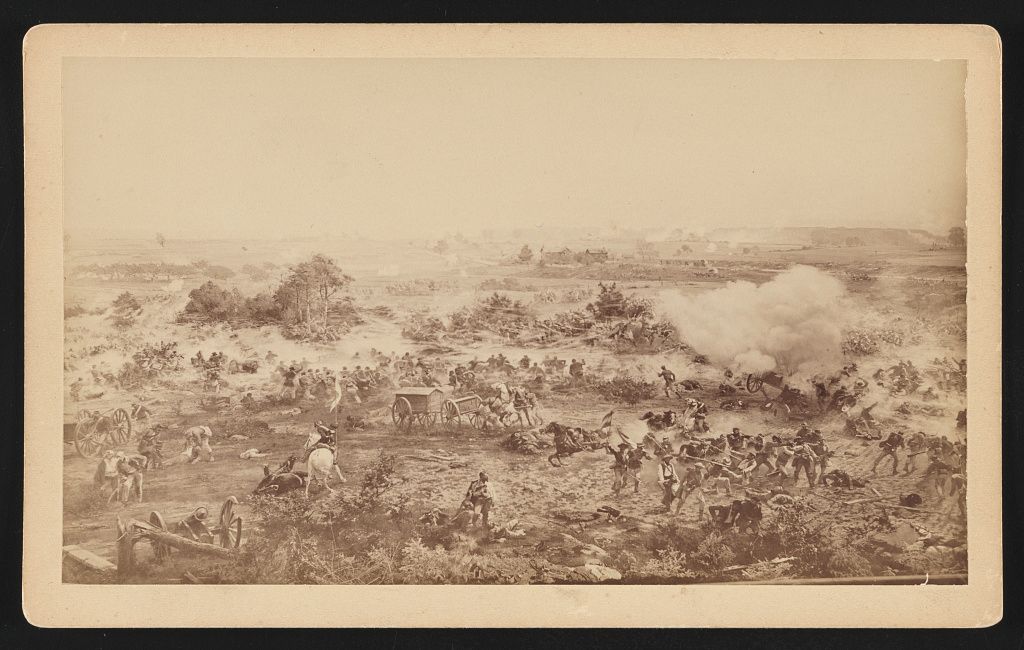Small section of the Gettysburg cyclorama.